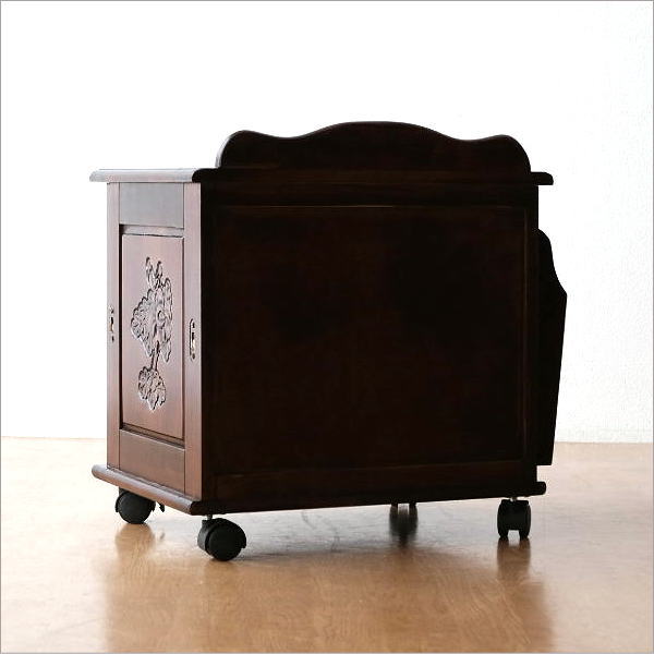 s*a様 アンティーク調 木製チェスト サイドテーブル s*a様