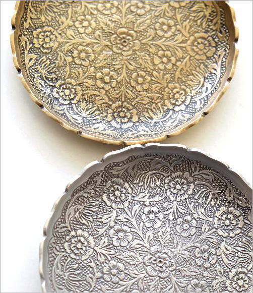 楽天市場】プレート トレー 真鍮 トレイ おしゃれ 花びら 小物 皿 小物