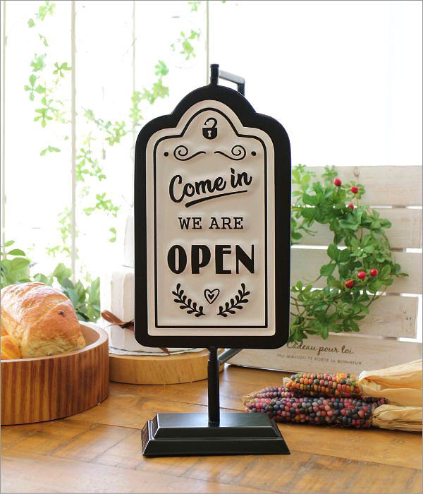 楽天市場】サインスタンド 看板 おしゃれ オープン クローズ サイン