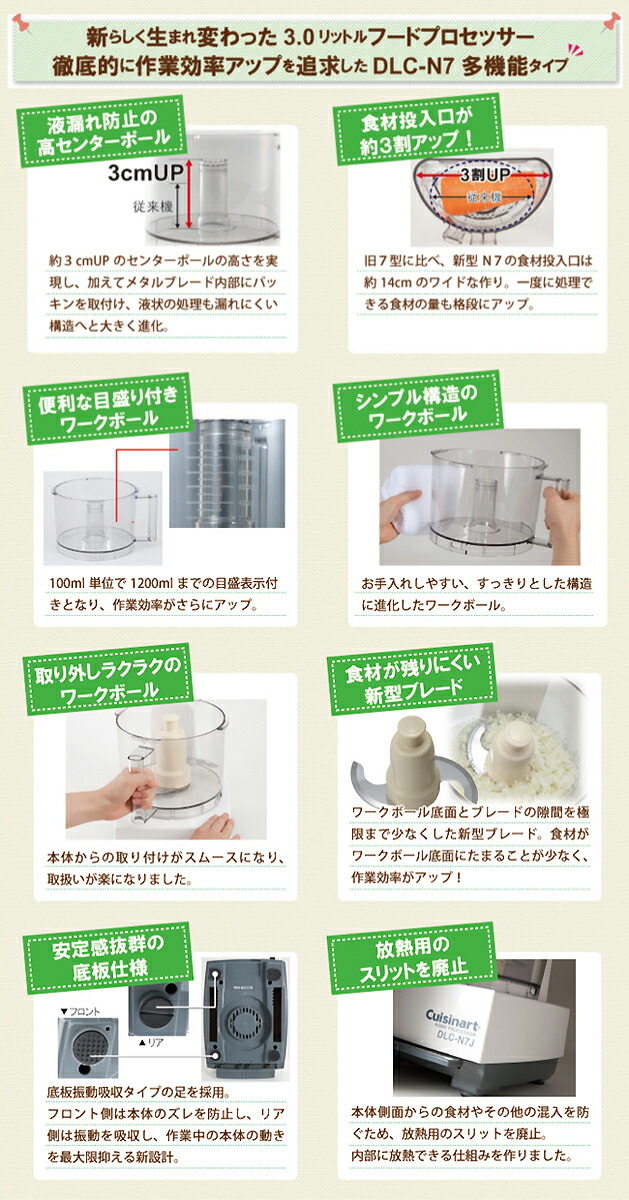 DLC-N7JPG クイジナート(Cuisinart) 業務用フードプロセッサー 多機能
