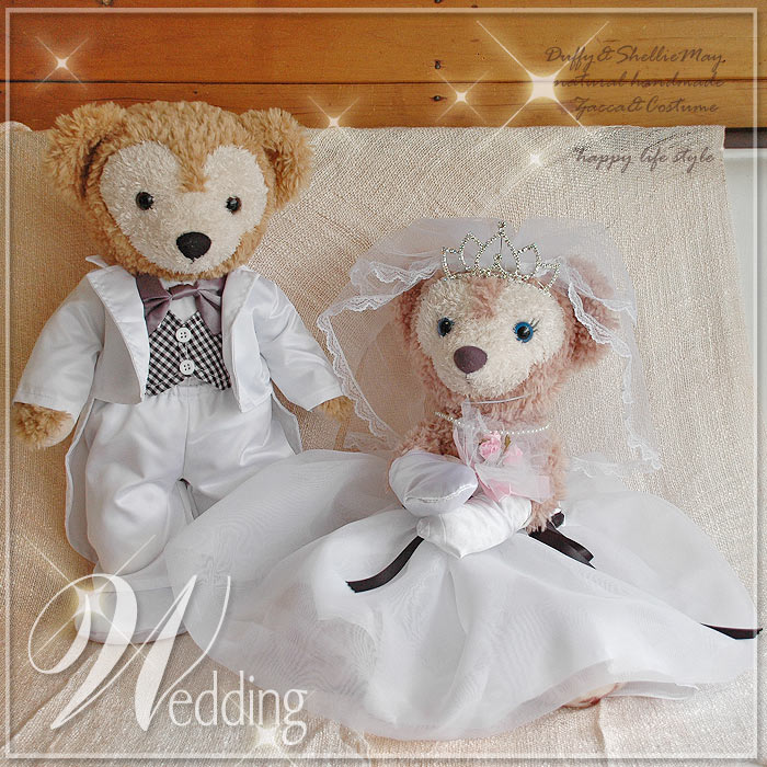 楽天市場】ダッフィー シェリーメイ ウエディング ペア Sサイズ 43cm