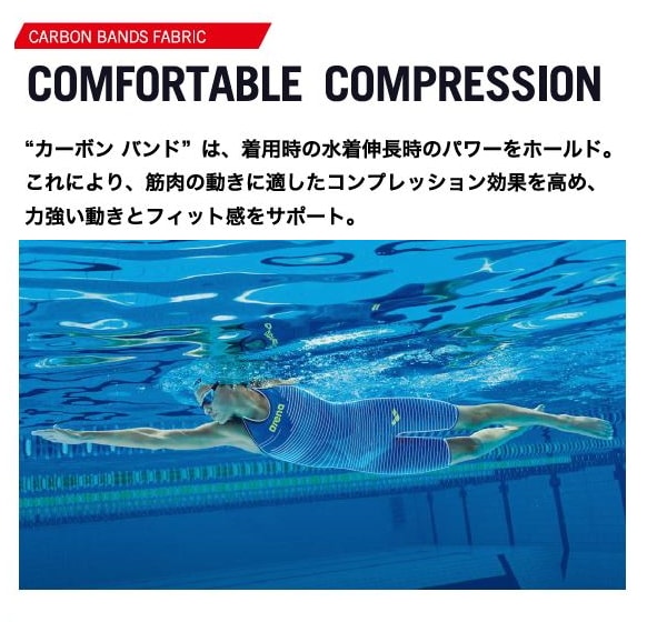 arena 競泳用水着 POWERSKIN CARBON 青 Arena Powerskin Carbon Air2 オープンバック競技用水着 黒| Swiminn