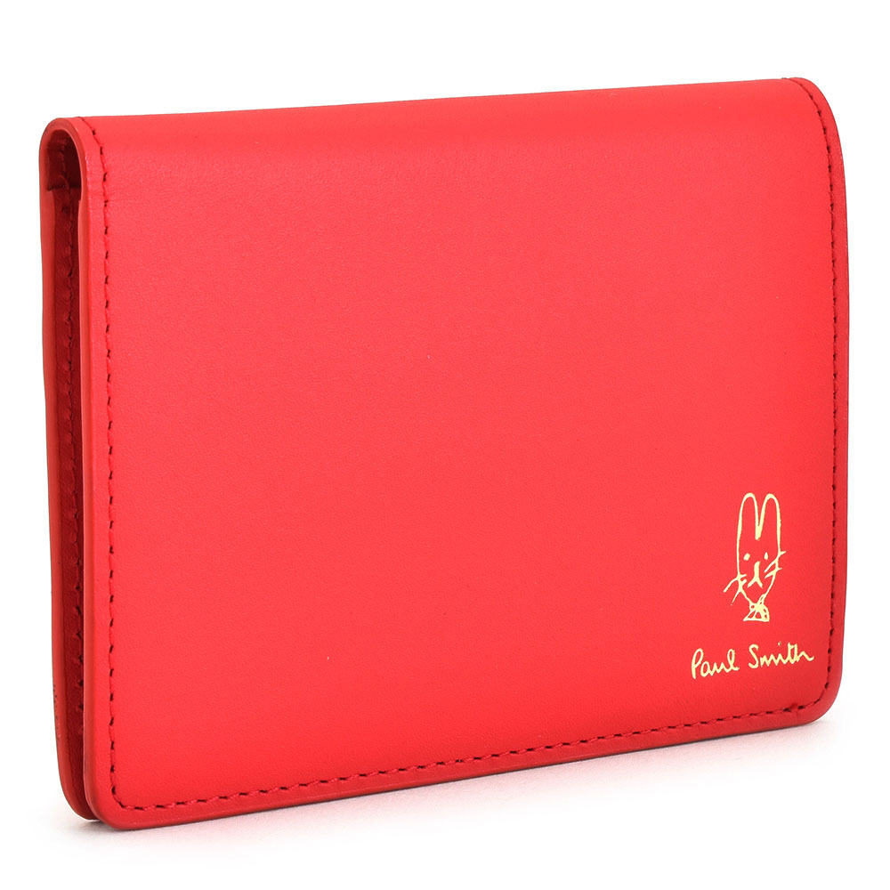 楽天市場】ポールスミス 名刺入れ カードケース 小銭入れ 赤(レッド