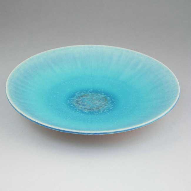 碧彩6寸皿 大日 - 京焼清水焼 松韻堂