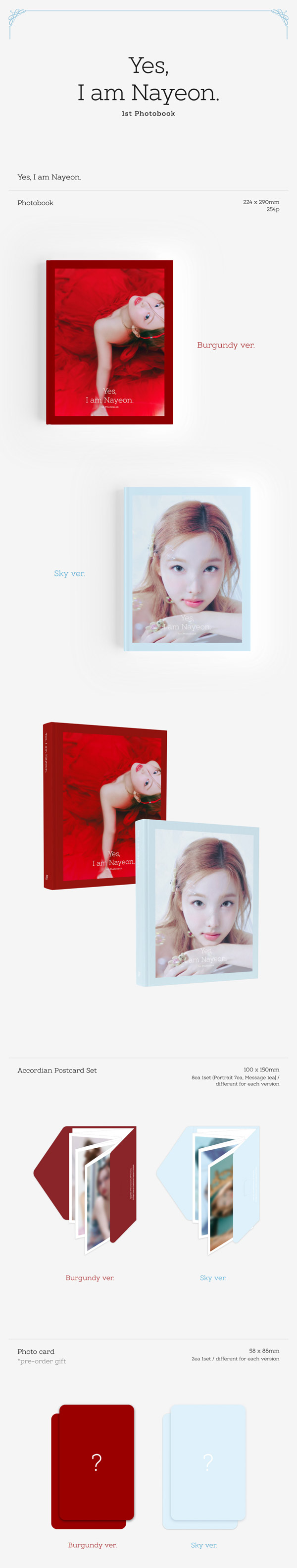 楽天市場】[オンライン特典] TWICE NAYEON [ Yes, I am Nayeon. ] 2種