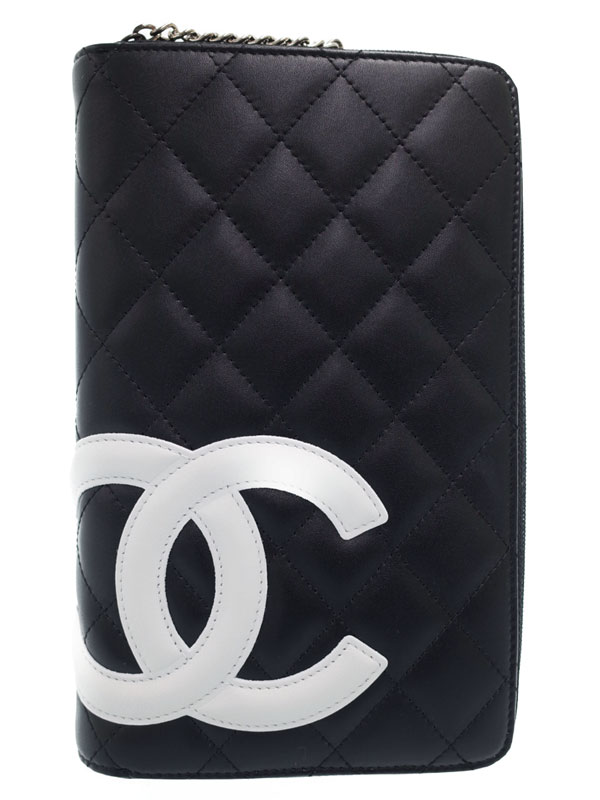 CHANEL】シャネル『カンボンライン ダブルジップ トラベルケース