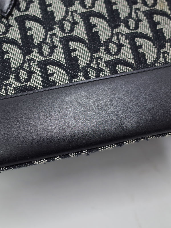 Christian Dior】クリスチャンディオール『トロッター柄 ハンドバッグ