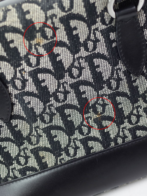 Christian Dior】クリスチャンディオール『トロッター柄 ハンドバッグ