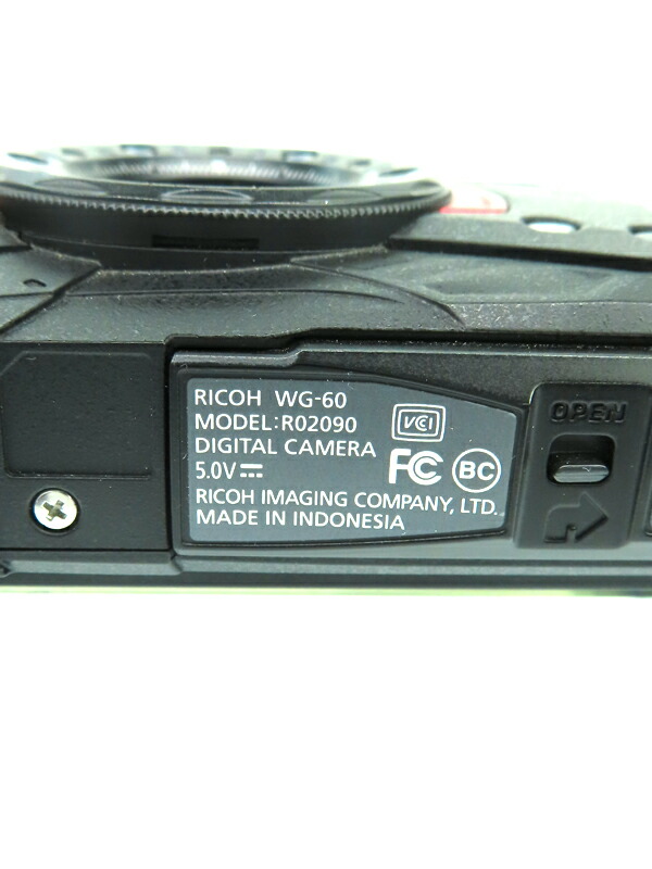 RICOH】リコー『WG-60 レッド』R02090 1600万画素 光学5倍 フルHD動画