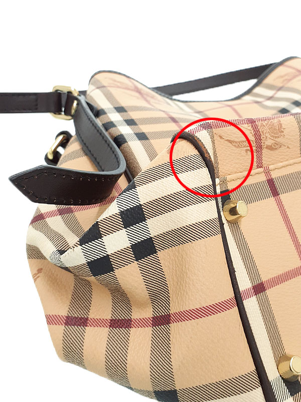 BURBERRY】バーバリー『チェック柄 トートバッグ』3741175 レディース