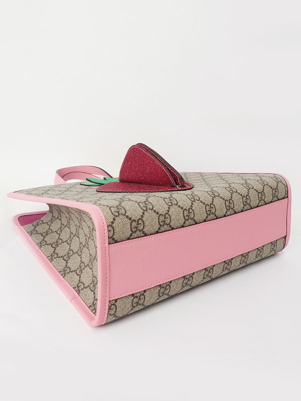 GUCCI】グッチ『チルドレンズ 3Dストロベリー トートバッグ』630589