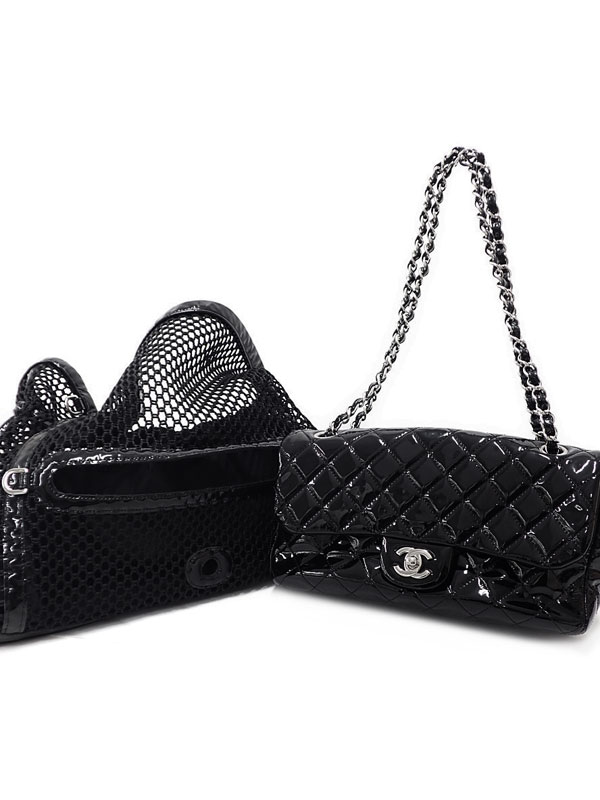 CHANEL】シャネル『マトラッセ チェーンショルダーバッグ メッシュ