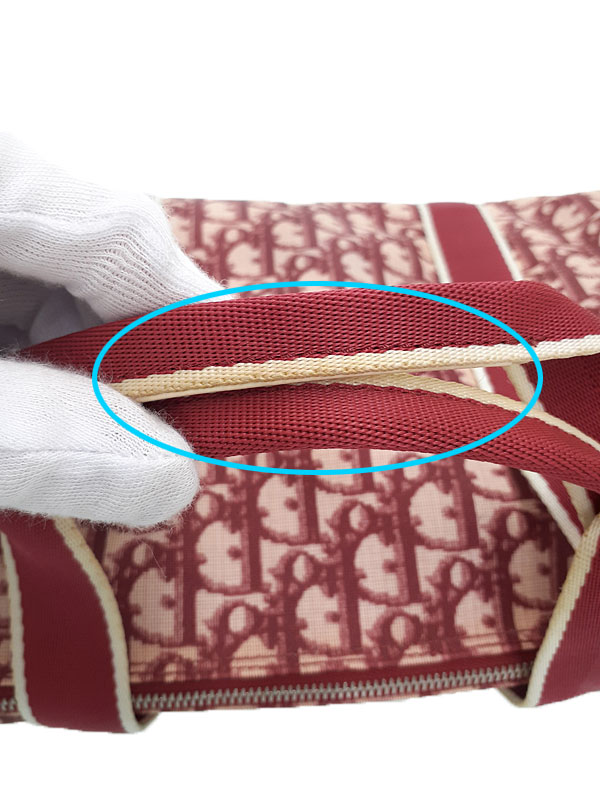 Christian Dior】クリスチャンディオール『トロッター柄 ミニボストン