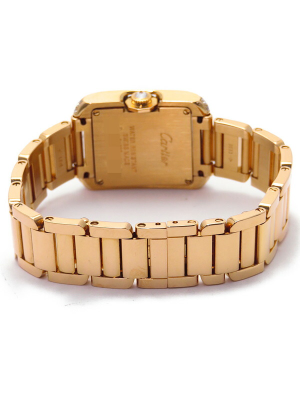 Cartier】【電池交換・仕上済】カルティエ『タンクアングレーズSM