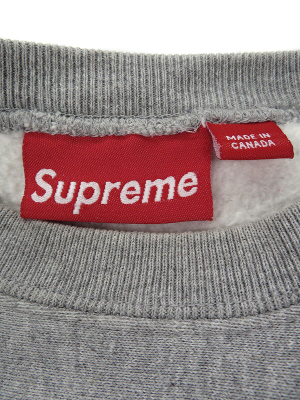 Supreme】【BOX LOGO CREW NECK SWEATSHIRT】【ボックスロゴ】【カナダ
