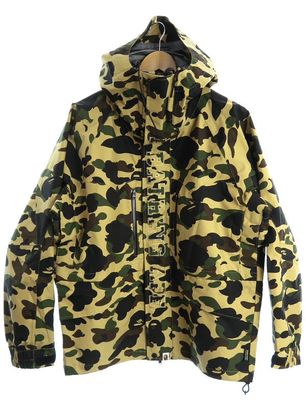 A BATHING APE】【1ST CAMO GORE-TEX SNOW BOARD JACKET】【日本製】ア