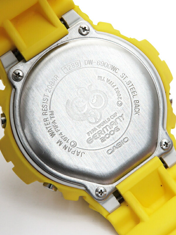 CASIO】【G-SHOCK】【電池交換済】カシオ『Gショック 2006 FIFA