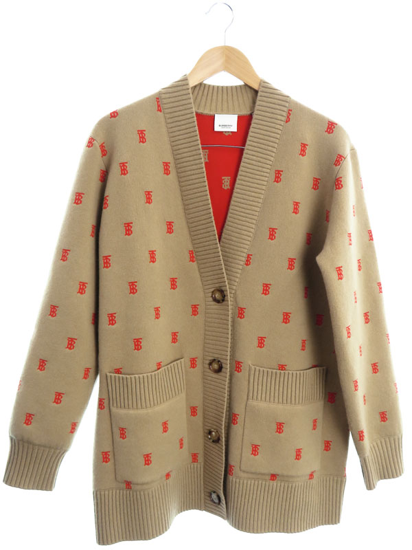 BURBERRY】【ロゴ】【トップス】バーバリー『カーディガン sizeM