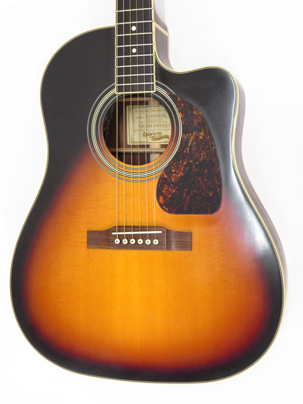 Epiphone】【オール単板】【ボディ変色】エピフォン『E