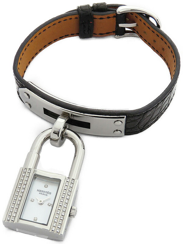 HERMES】エルメス『ケリーウォッチ ダイヤ』KE1.231 レディース