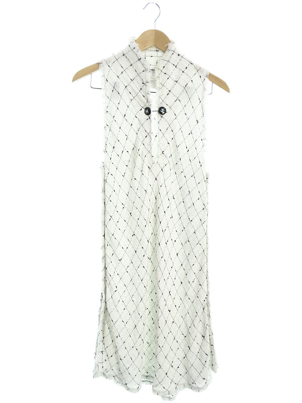 CHANEL】シャネル『ノースリーブワンピース size42』P38245V27793