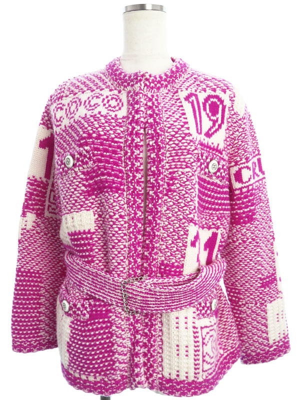 CHANEL】シャネル『カシミヤ ニットジャケット size36』P62864K48457