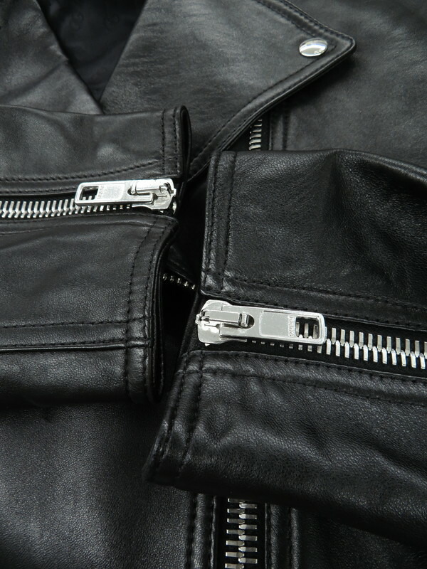 GUCCI】グッチ『レザーライダースジャケット size40』771391 XN336