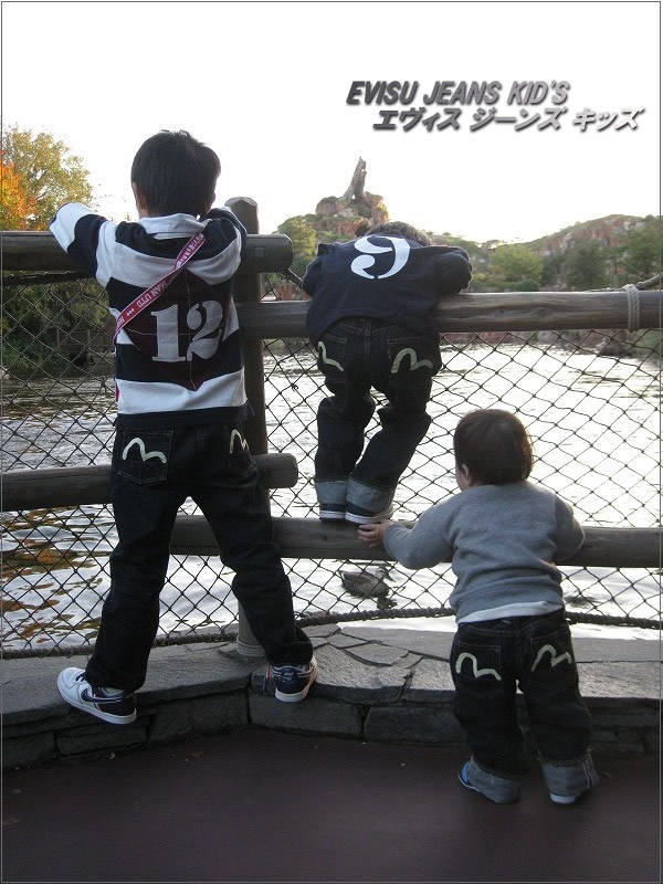 エヴィス　メニーポケット　キッズ エヴィス ジーンズ キッズ メニーポケット デニム サイズ3 - メルカリ