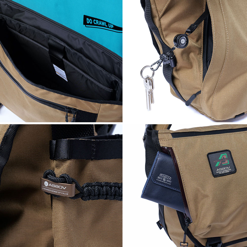 dショッピング |AS2OV アッソブ STANDARD SERIES MESSENGER ショルダー