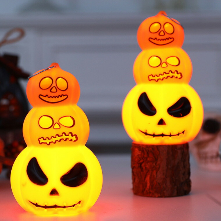 楽天市場】ハロウィン ライト かぼちゃ置物 高さ12.2cm 光る LED