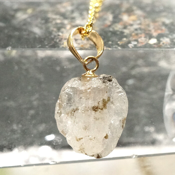 最終価格 ロシア産 フェナカイト 虹入H&E社証明書 原石 ペンダント