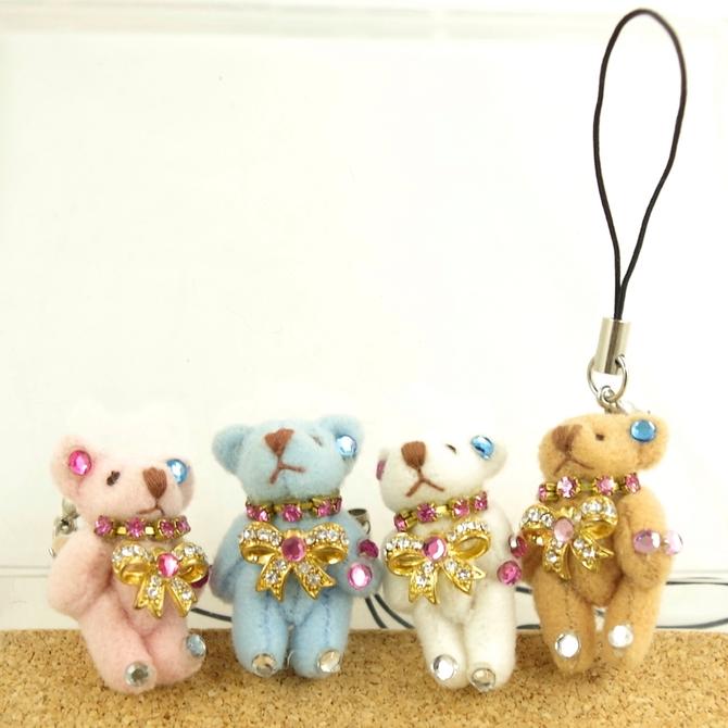 楽天市場】【残り1p】ストラップ 手足が動く 熊 くま クマ ベア やや