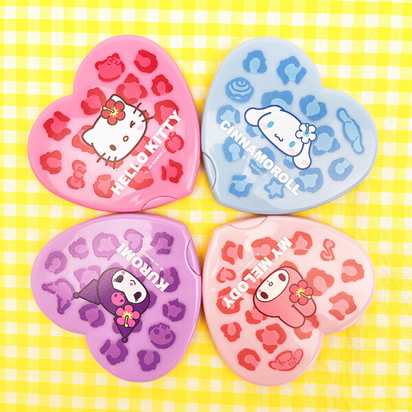 サンリオ ハローキティ Y2K ハート型ミラーコーム 日本製 鏡 くし Sanrio