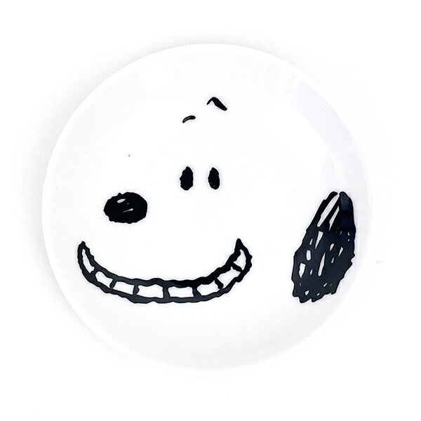 スヌーピー ミニプレートシンプルフェイス (スマイル) 食器 日本製 SNOOPY