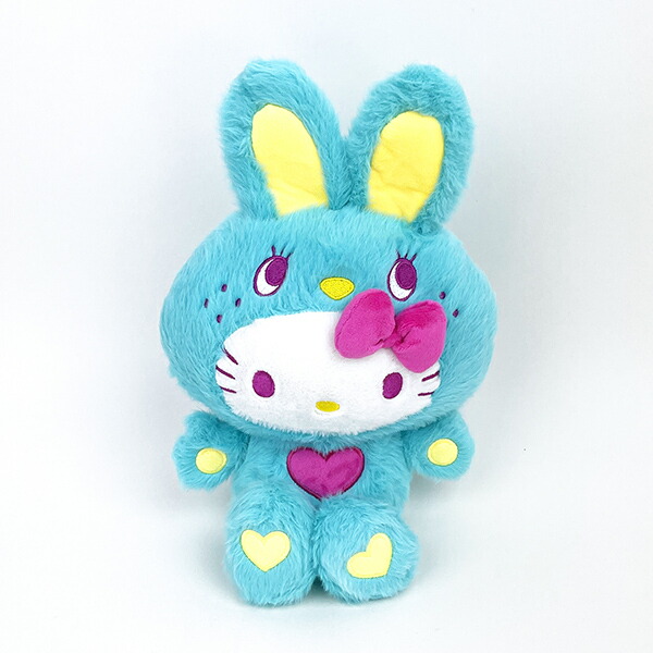 サンリオ ハローキティ ぬいぐるみ カラフルバニー S ミント