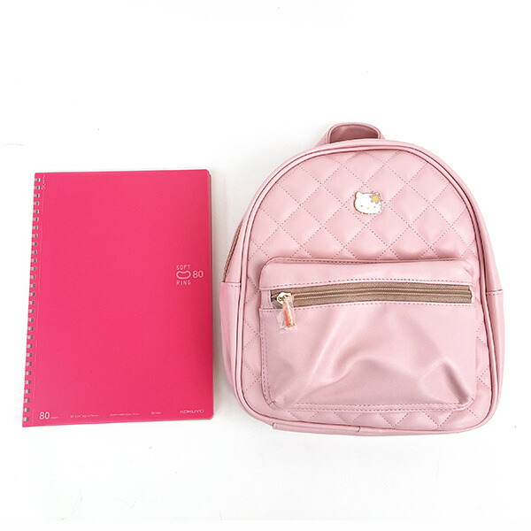 サンリオ ハローキティ ピンクキルト リュックサック かばん
