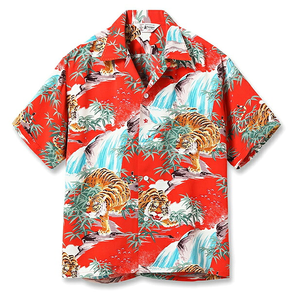 サンサーフ SUN SURF アロハシャツ SS39478 SASA TORA 笹虎 レーヨン