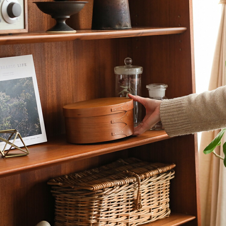 楽天市場】シェーカー ソーイングボックス 裁縫箱 オーバル 楕円 収納