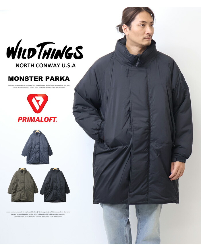 楽天市場】WILD THINGS ワイルドシングス MONSTER PARKA モンスター