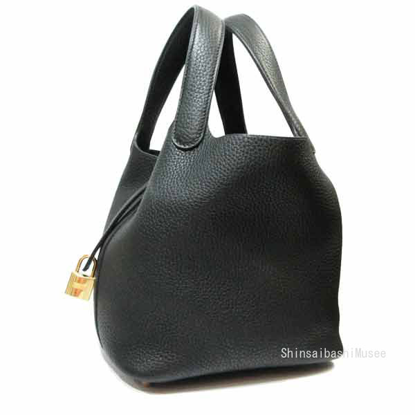 ≪新品≫ エルメス ピコタン PM カデナロック 黒 ゴールド金具