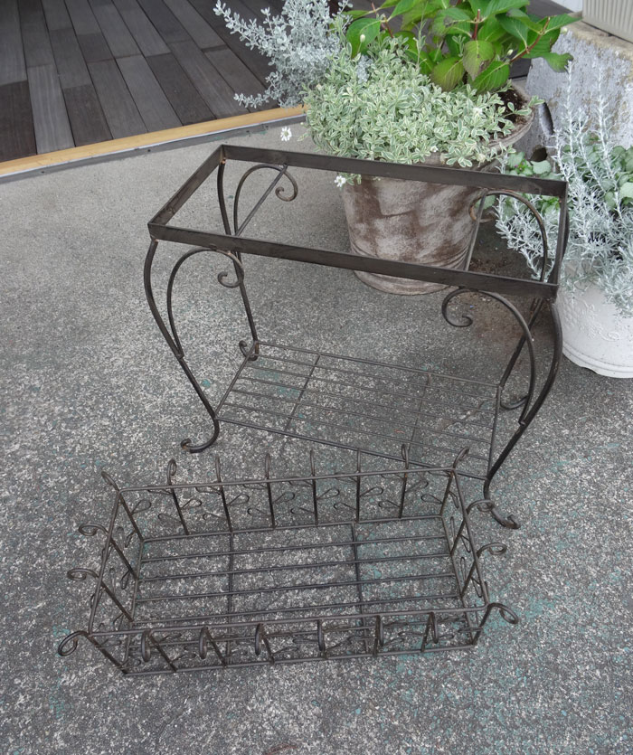 楽天市場】プランタースタンド 花台 2段 バスケット スタンド おしゃれ