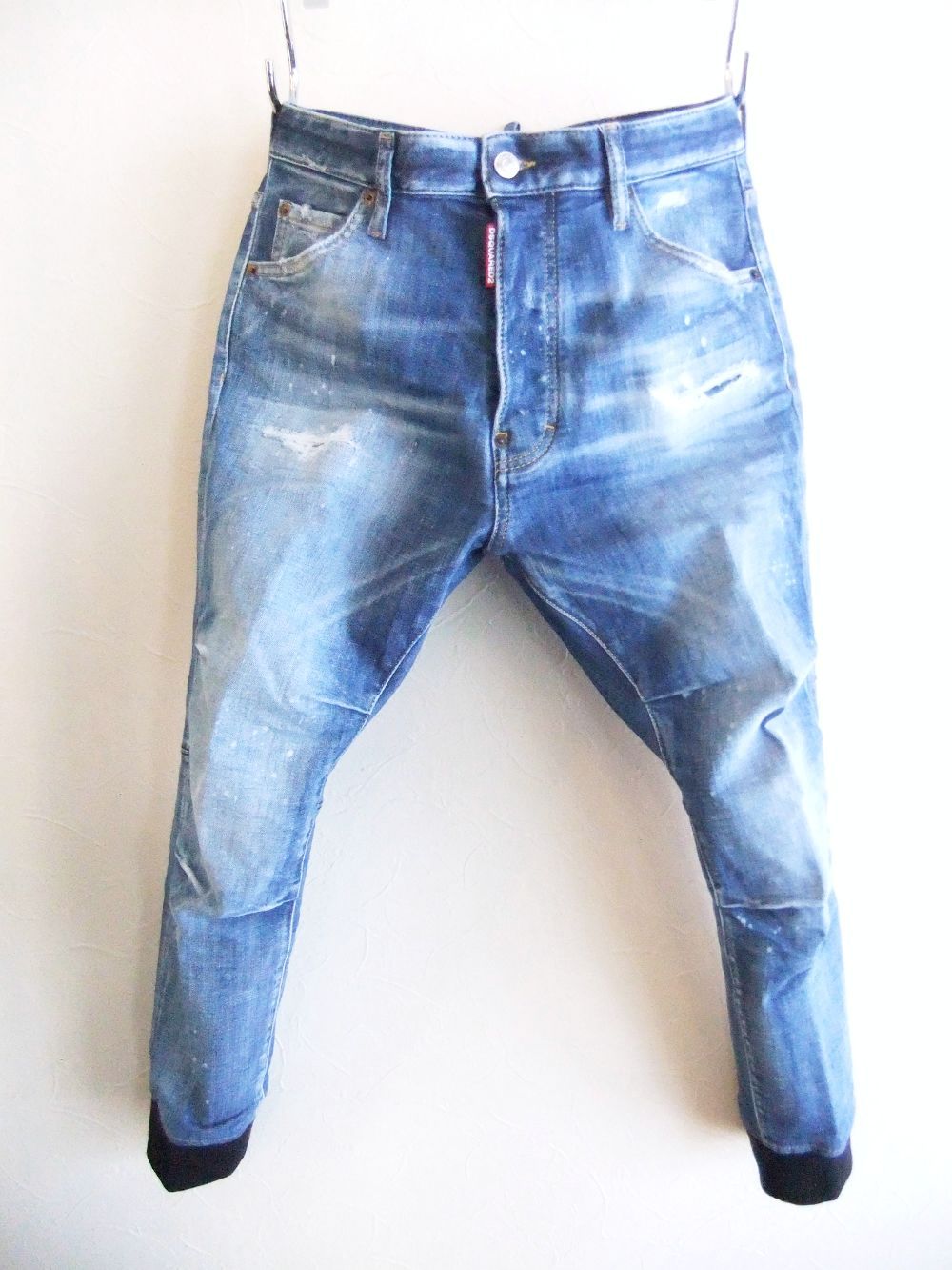 Dsquared2 - CLEAN WASH TIDY BIKER RIB JEANS リブデニム S74KB1028