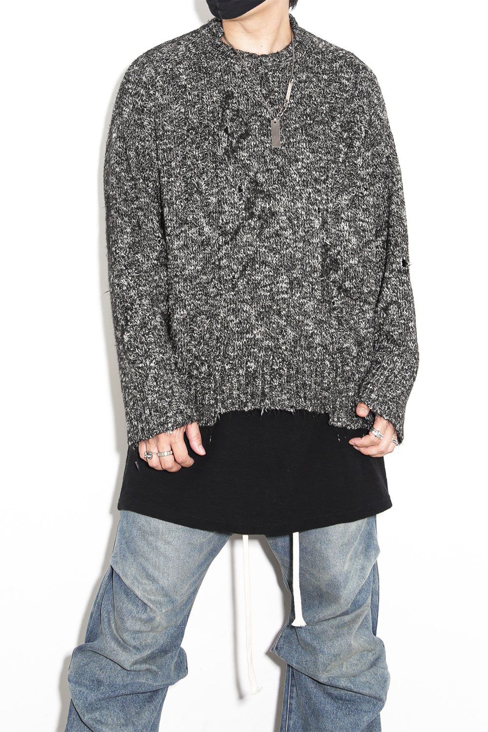 A.F ARTEFACT - [ラスト1点 サイズ3] リラックスフィットダメージ