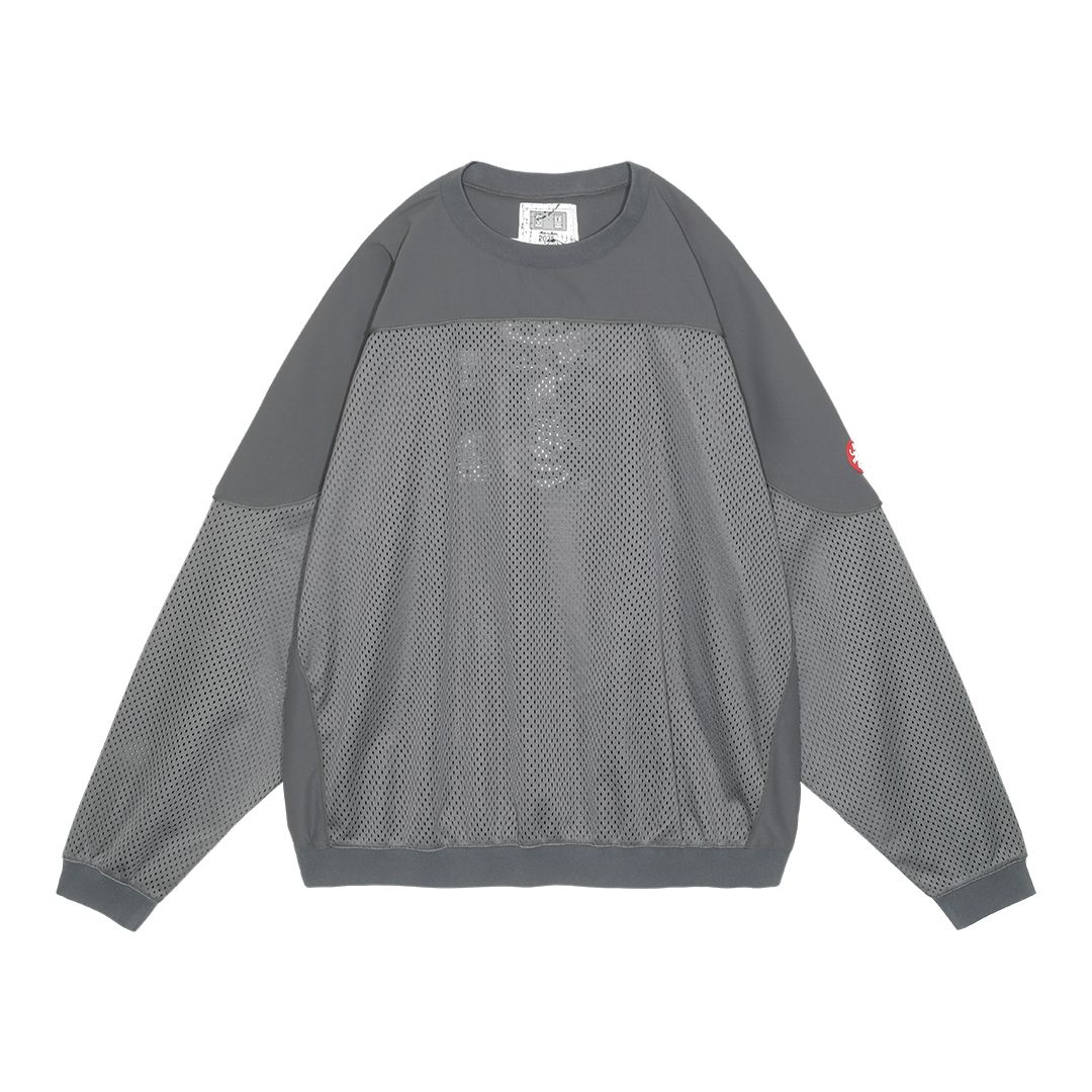 C.E - Mesh Track Crew Neck Grey | ALTERFATE