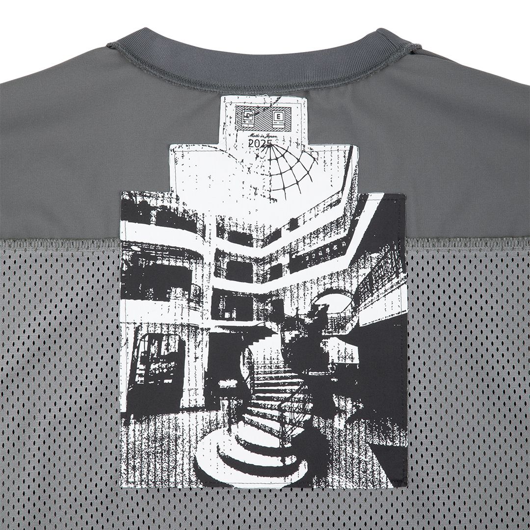 C.E - Mesh Track Crew Neck Grey | ALTERFATE