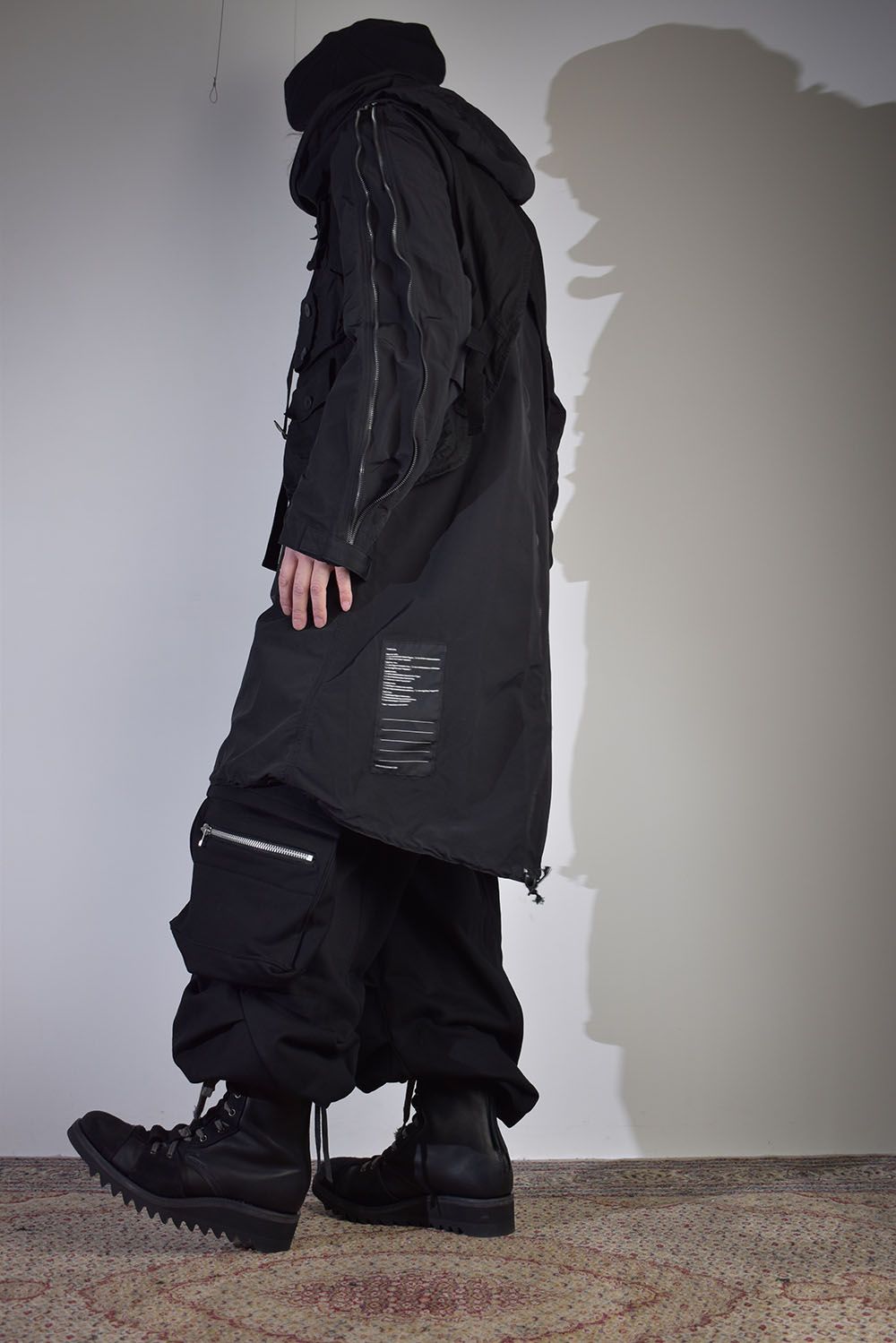 スウェットワイドパンツ × モッズコート | 3719 | ALTRA