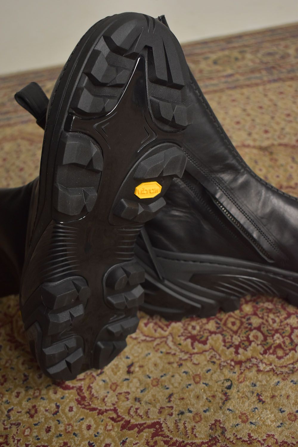 prasthana - Over Lock Side Zip Boots_Maryam Horse Front 