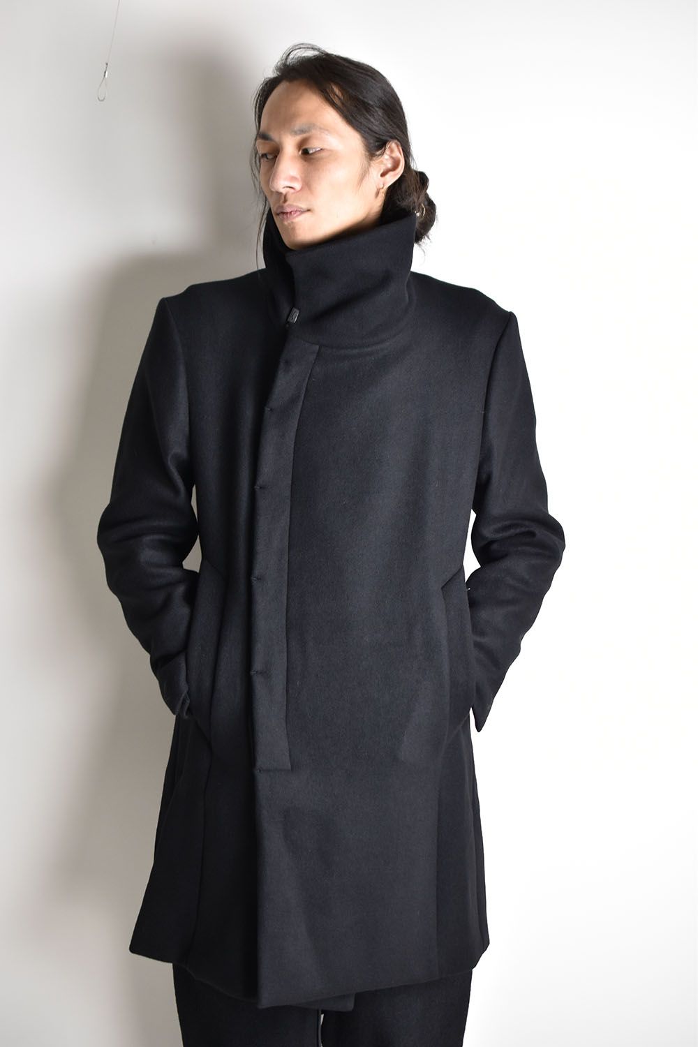 The Viridi-anne - Melton High Neck Coat