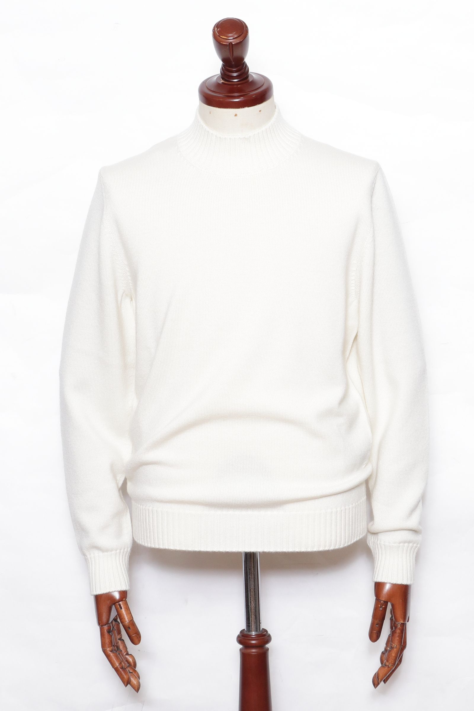 Drumohr - 8ゲージ ミドルゲージ モックネック ニット セーター