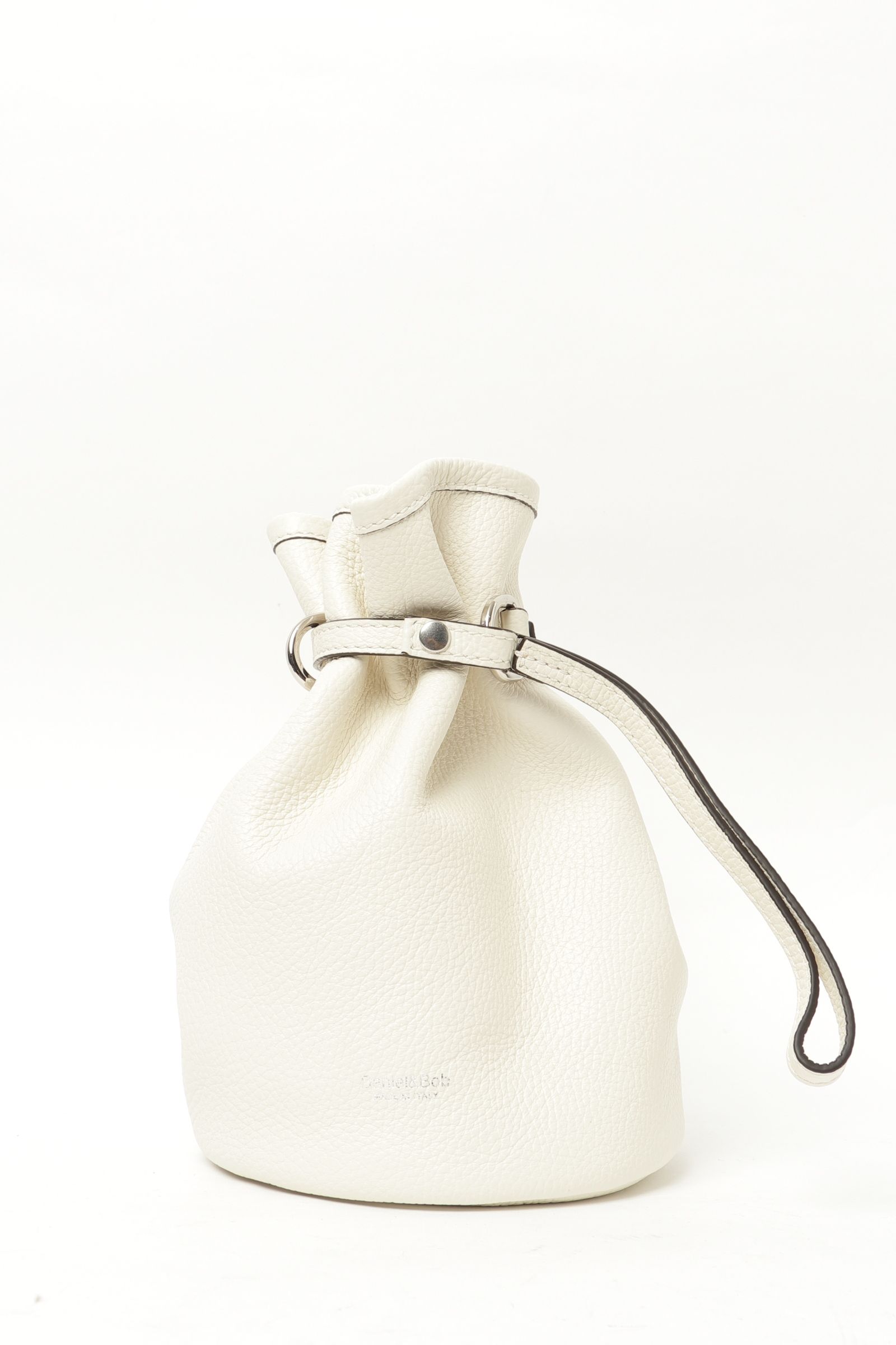 Daniel&Bob - P. SACCA-14 ALCE accopiato 巾着レザーミニバッグ